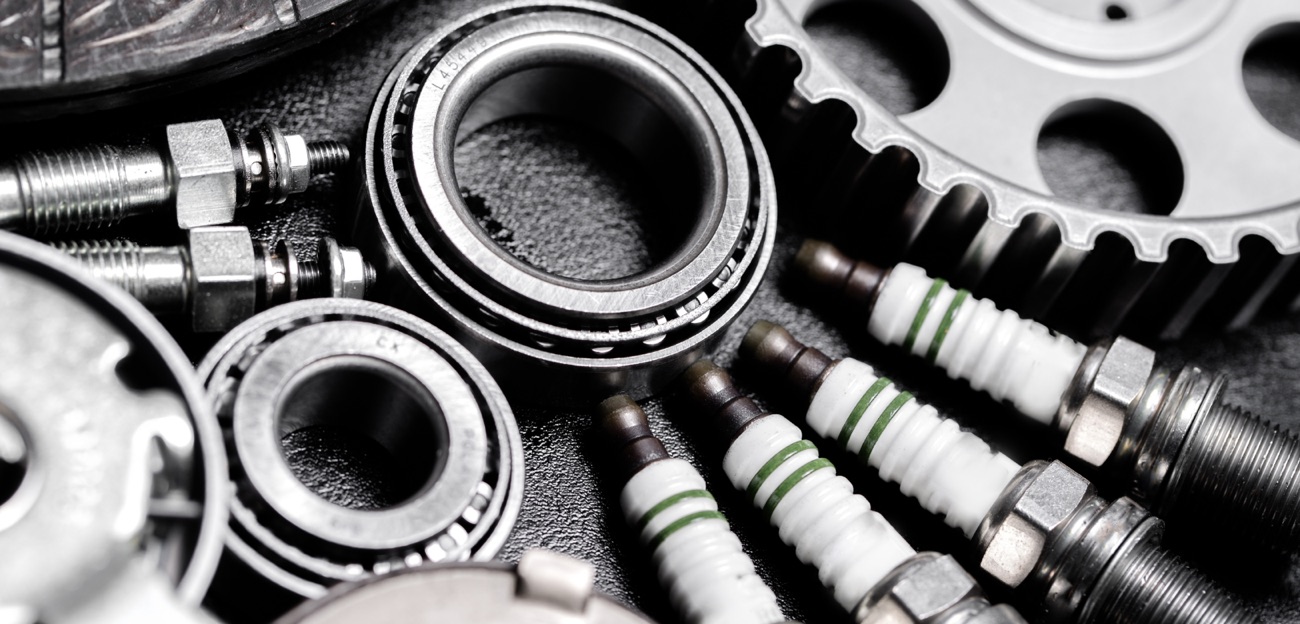 RV parts — bearings, fittings, and spark plugs
